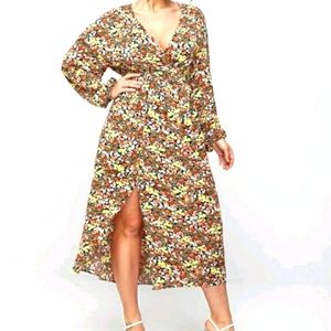 Shein 3X floral maxi summer dress